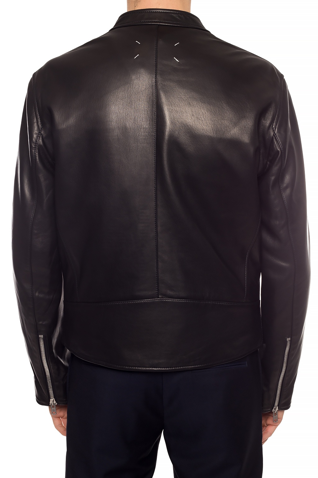 Maison margiela leather on sale jacket